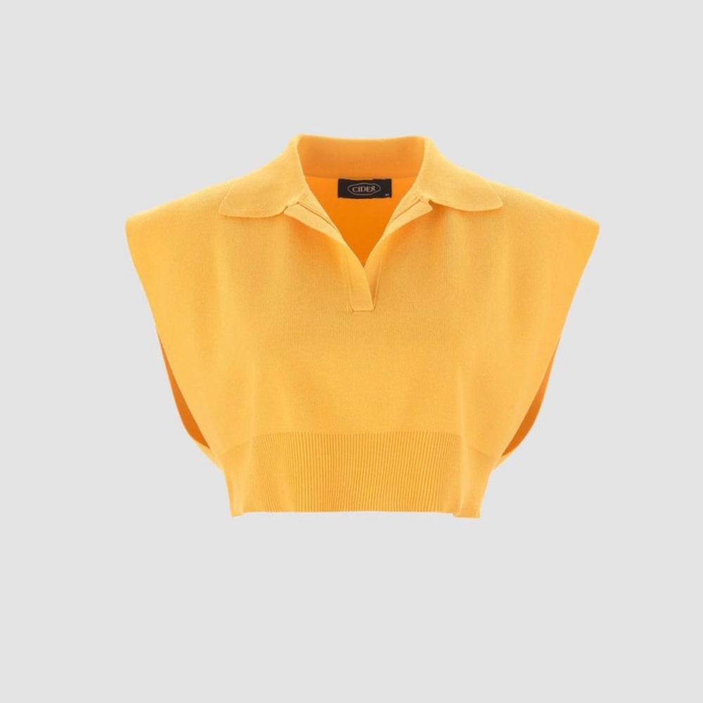 Yellow Crop Top